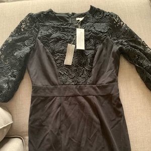long sleeve laced dress